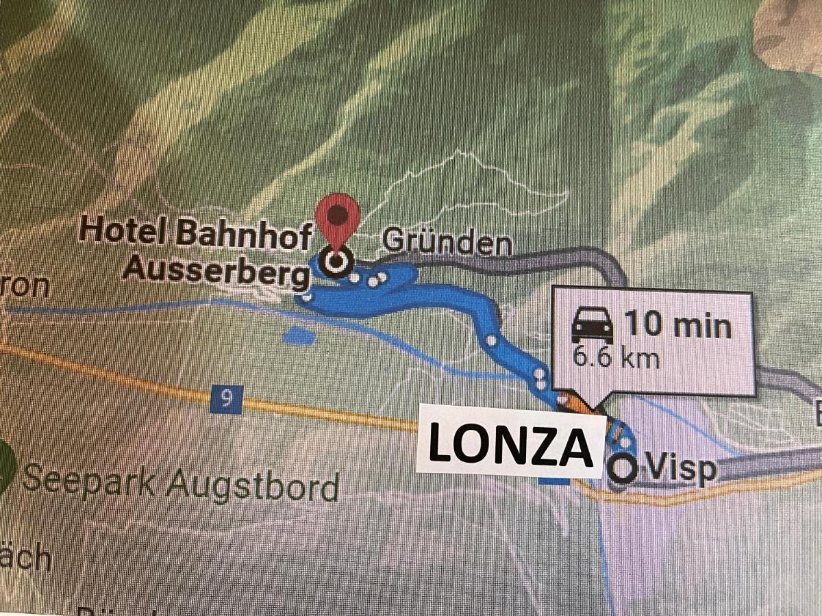 Visperblick 24-7 Parkplatz Und Fruehstueck Inkl Βίλα Ausserberg Εξωτερικό φωτογραφία